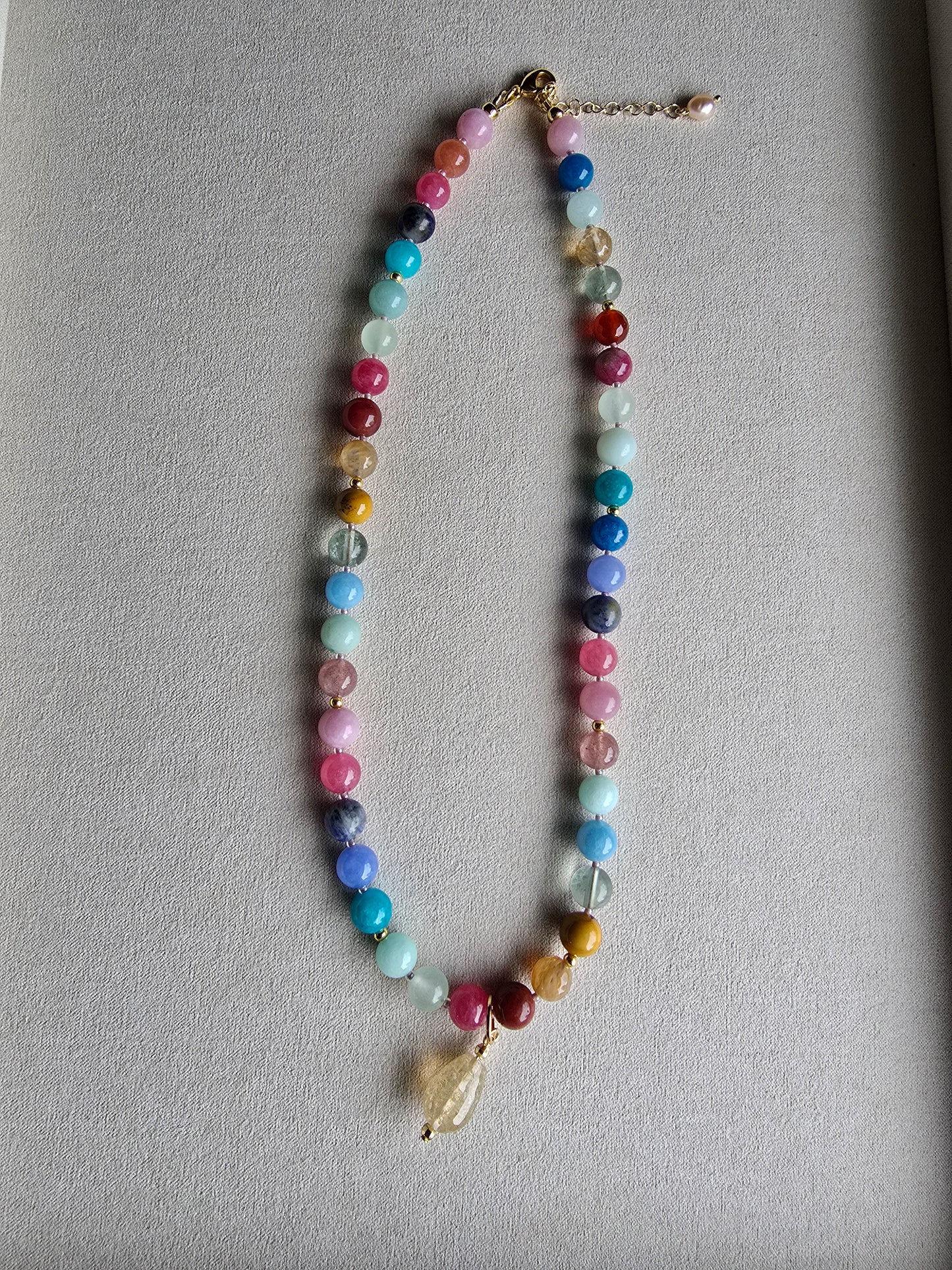 Kaleidoscope - Confetti 8MM 17.5" Necklace Sacred Sol Design