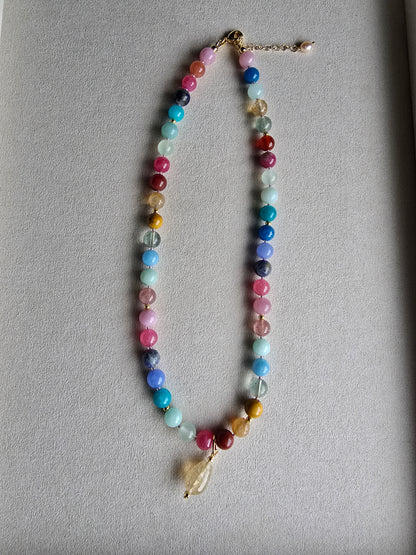 Kaleidoscope - Confetti 8MM 17.5" Necklace Sacred Sol Design