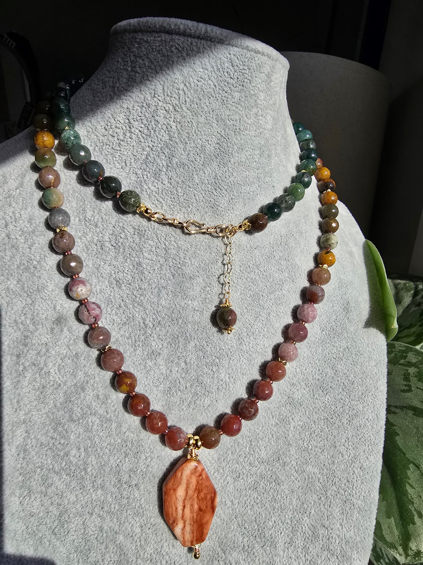 The Indian Summer Opera Necklace Sacred Sol Design