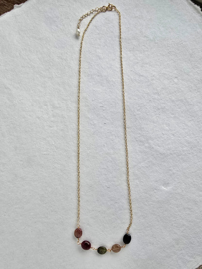 Tourmaline Meadow Necklace