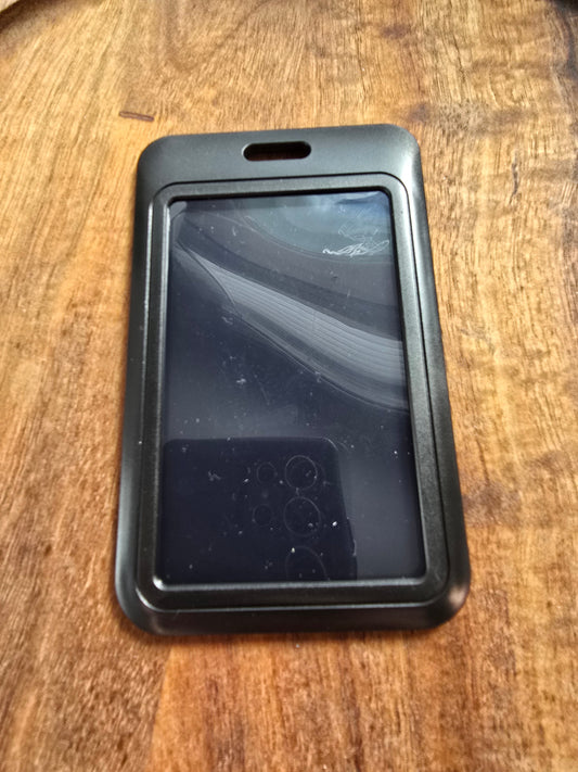 Colorful 2 Badge Card Holder Sacred Sol Design