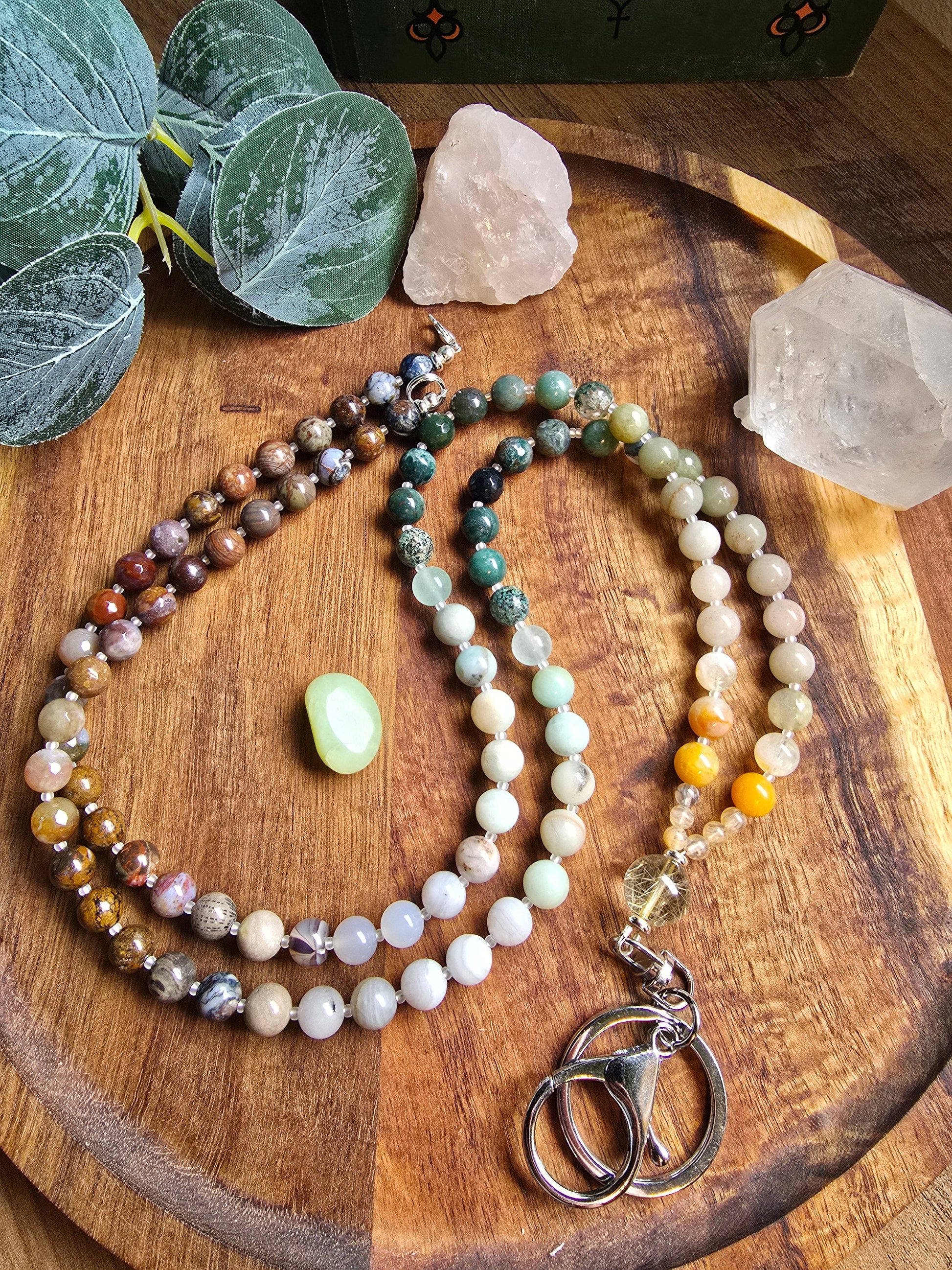 The Inner Balance Gemstone Lanyard Sacred Sol Design
