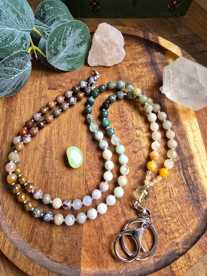 The Inner Balance Gemstone Lanyard Sacred Sol Design