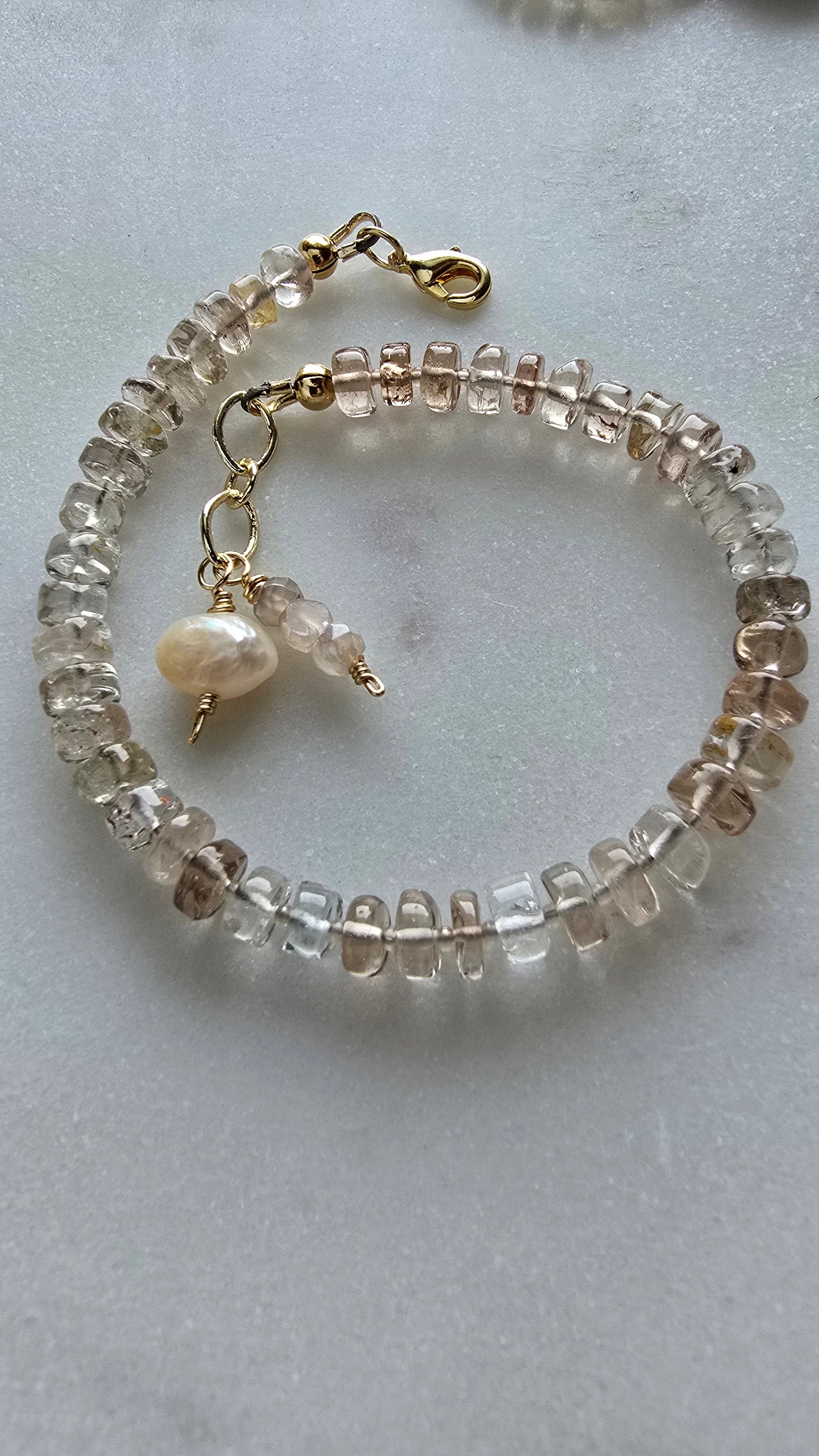 Luster Champagne Quartz Bracelet My Store