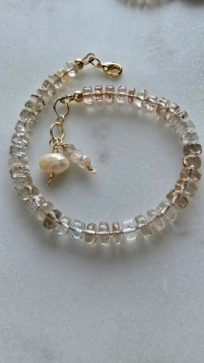 Luster Champagne Quartz Bracelet My Store
