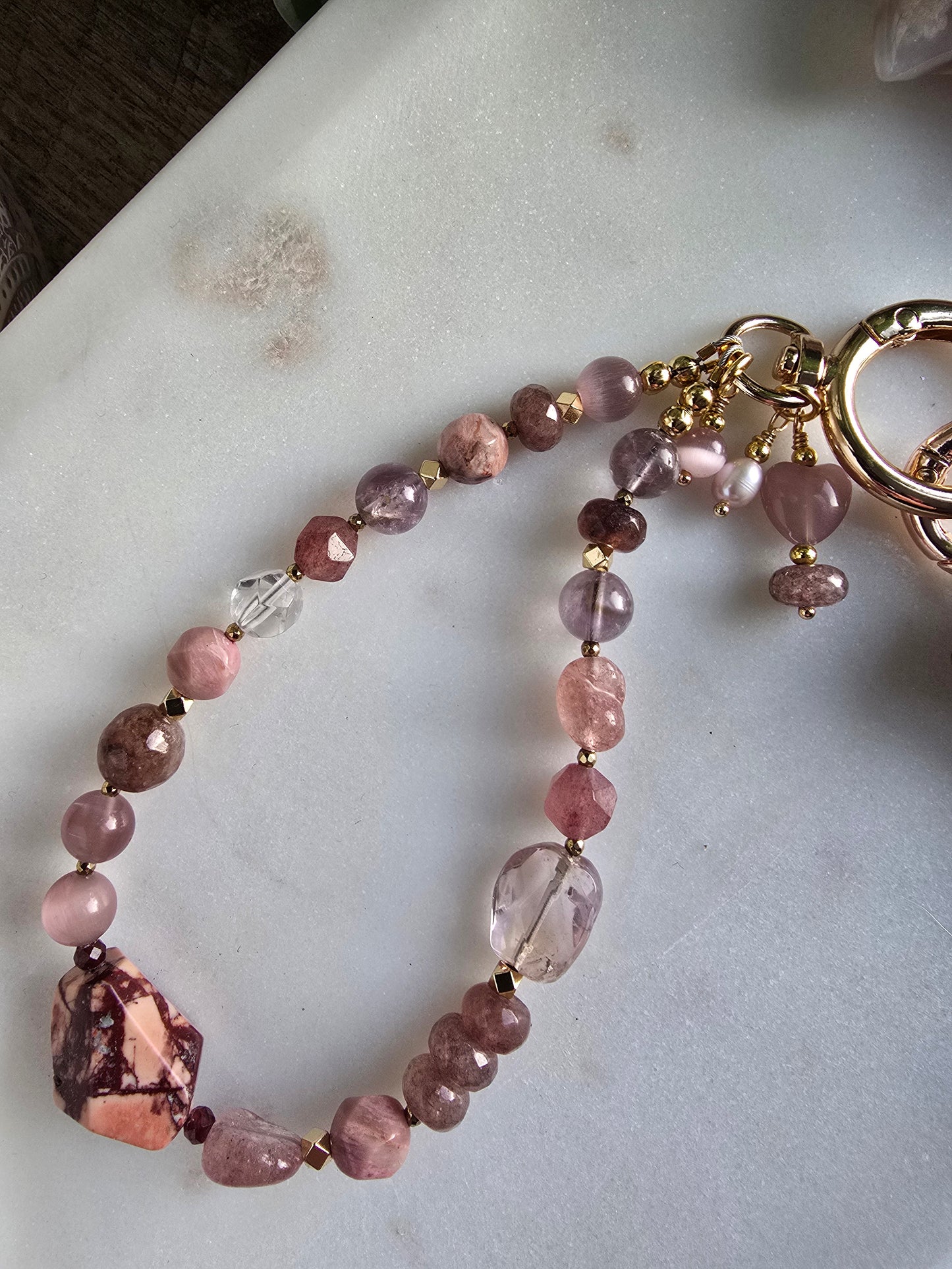 Mauve Meadow Wristlet My Store