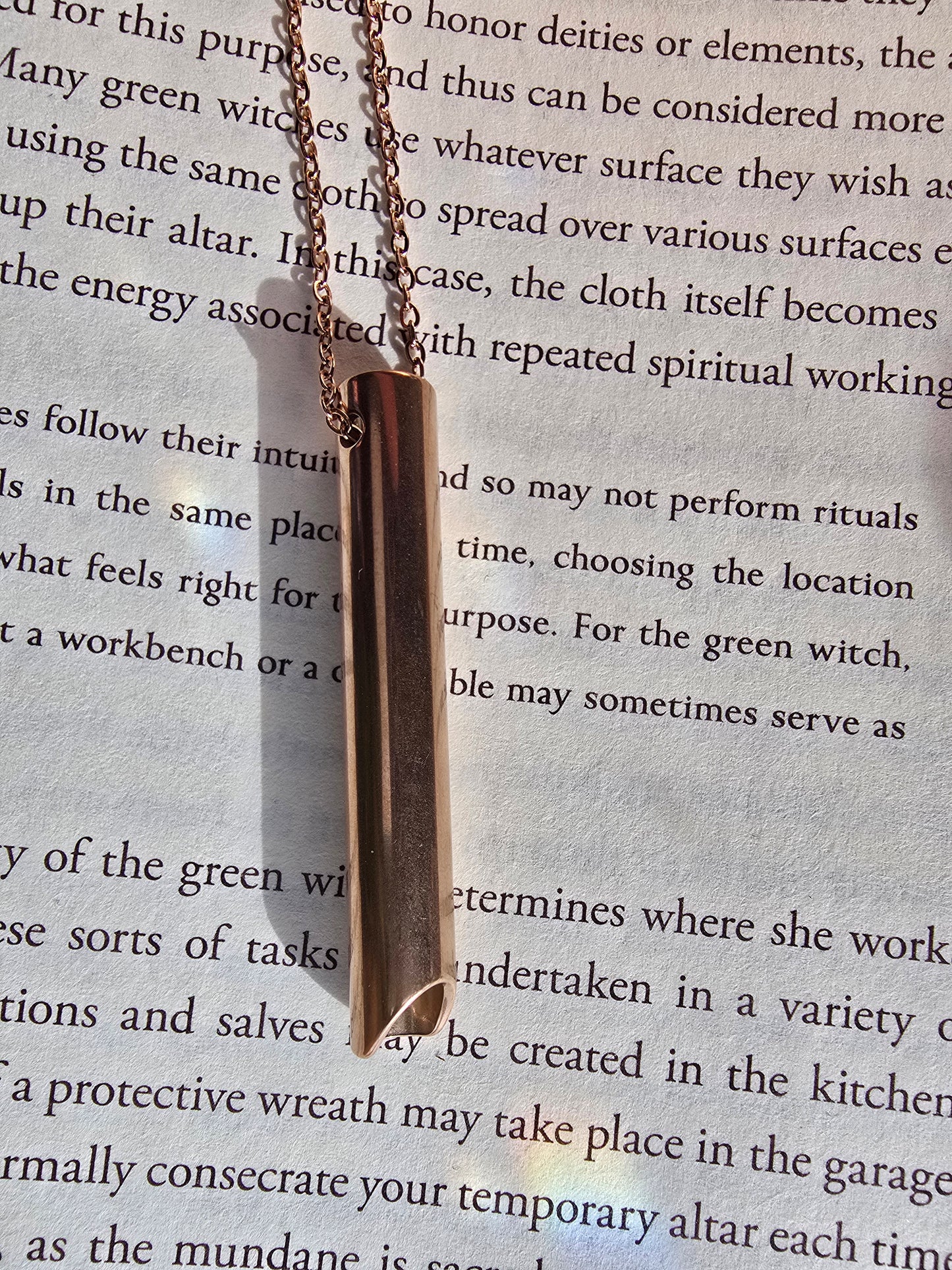 The Mindful Exhale Pendant (Fine Chain) Sacred Sol Design