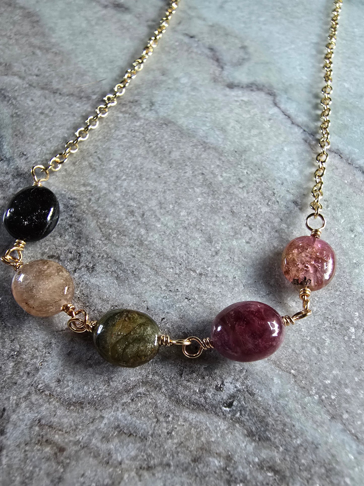 Tourmaline Meadow Necklace
