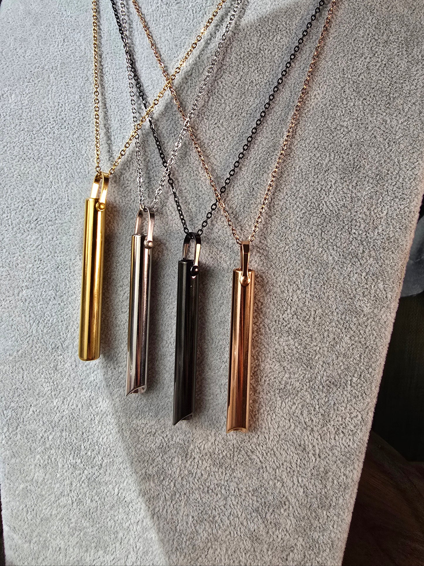 The Mindful Exhale Pendant (Fine Chain) Sacred Sol Design