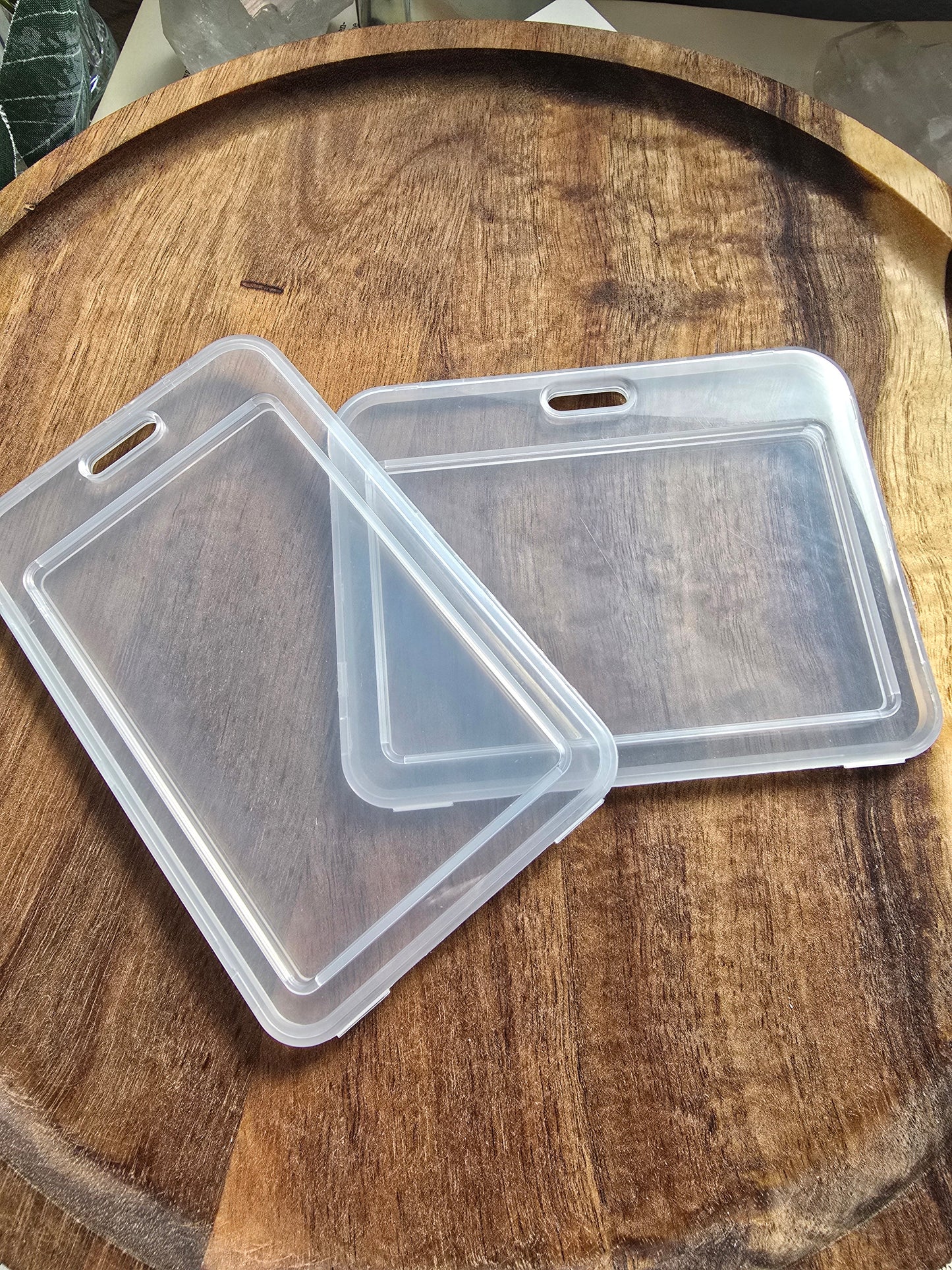 Colorful Transparent Card Protector Sleeves (Vertical & Horizontal) Sacred Sol Design