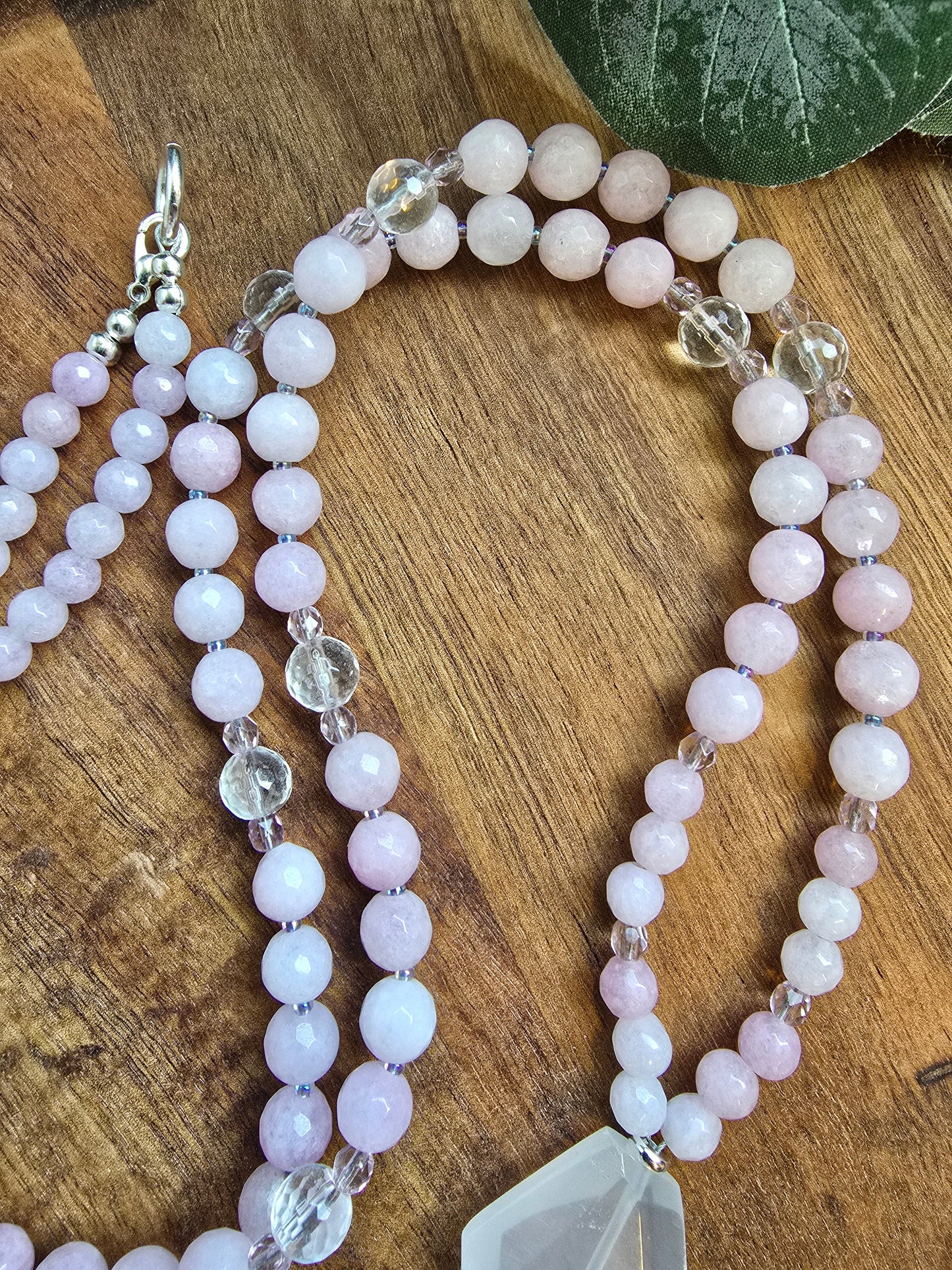 The Kindred Soul - Soft Purple Kunzite Lanyard Sacred Sol Design