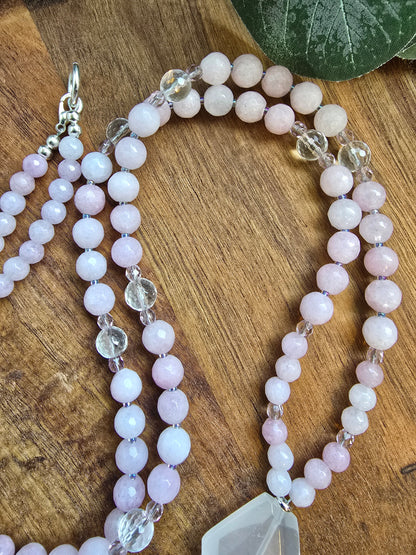 The Kindred Soul - Soft Purple Kunzite Lanyard Sacred Sol Design
