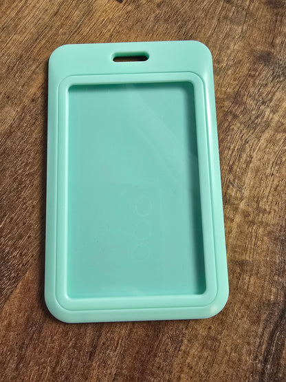 Colorful 2 Badge Card Holder Sacred Sol Design