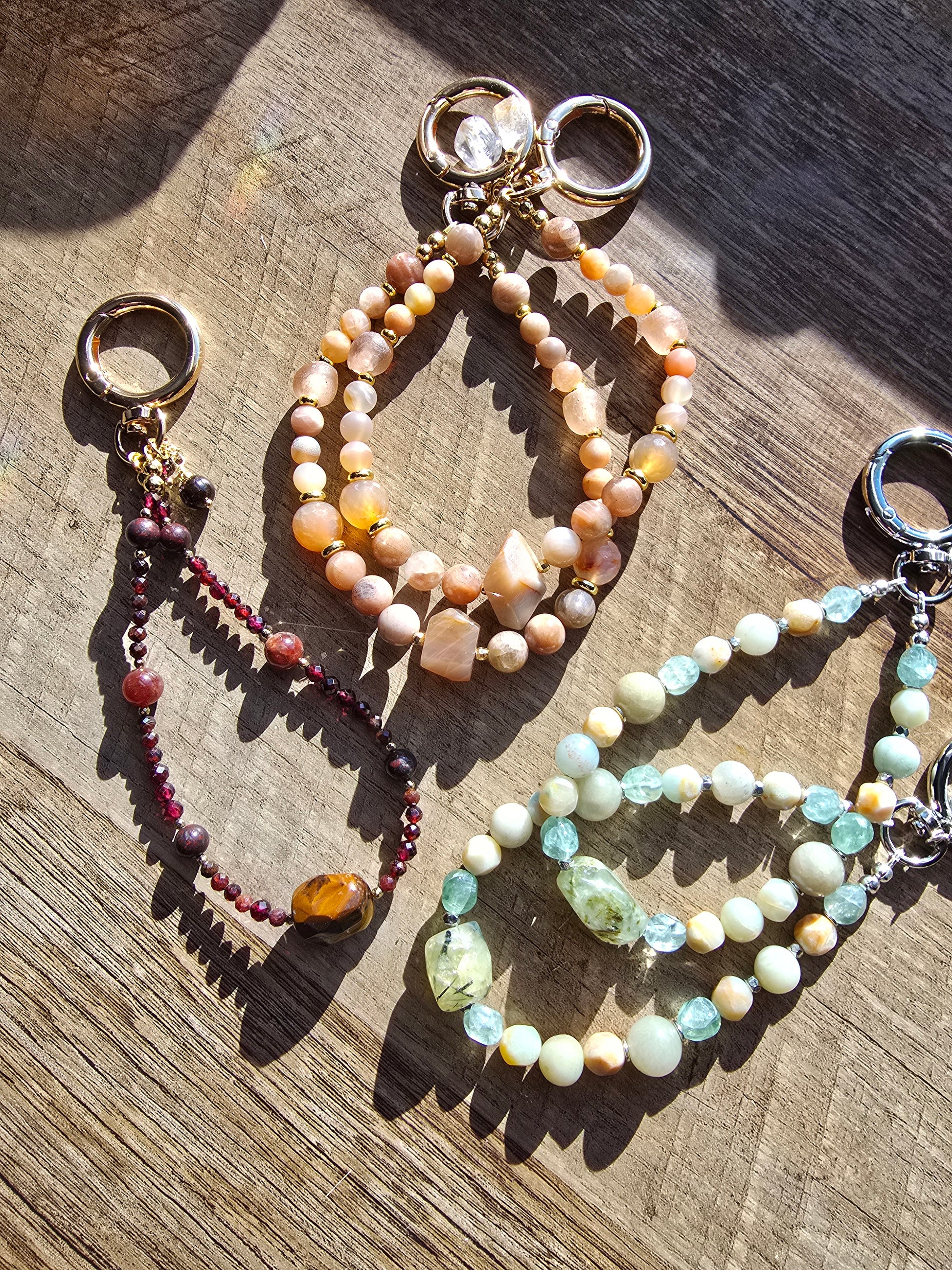 Amazonite, Prehnite & Fluorite Wristlet My Store