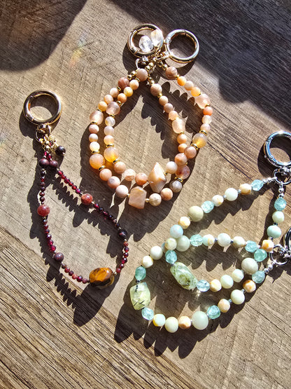 Amazonite, Prehnite & Fluorite Wristlet My Store