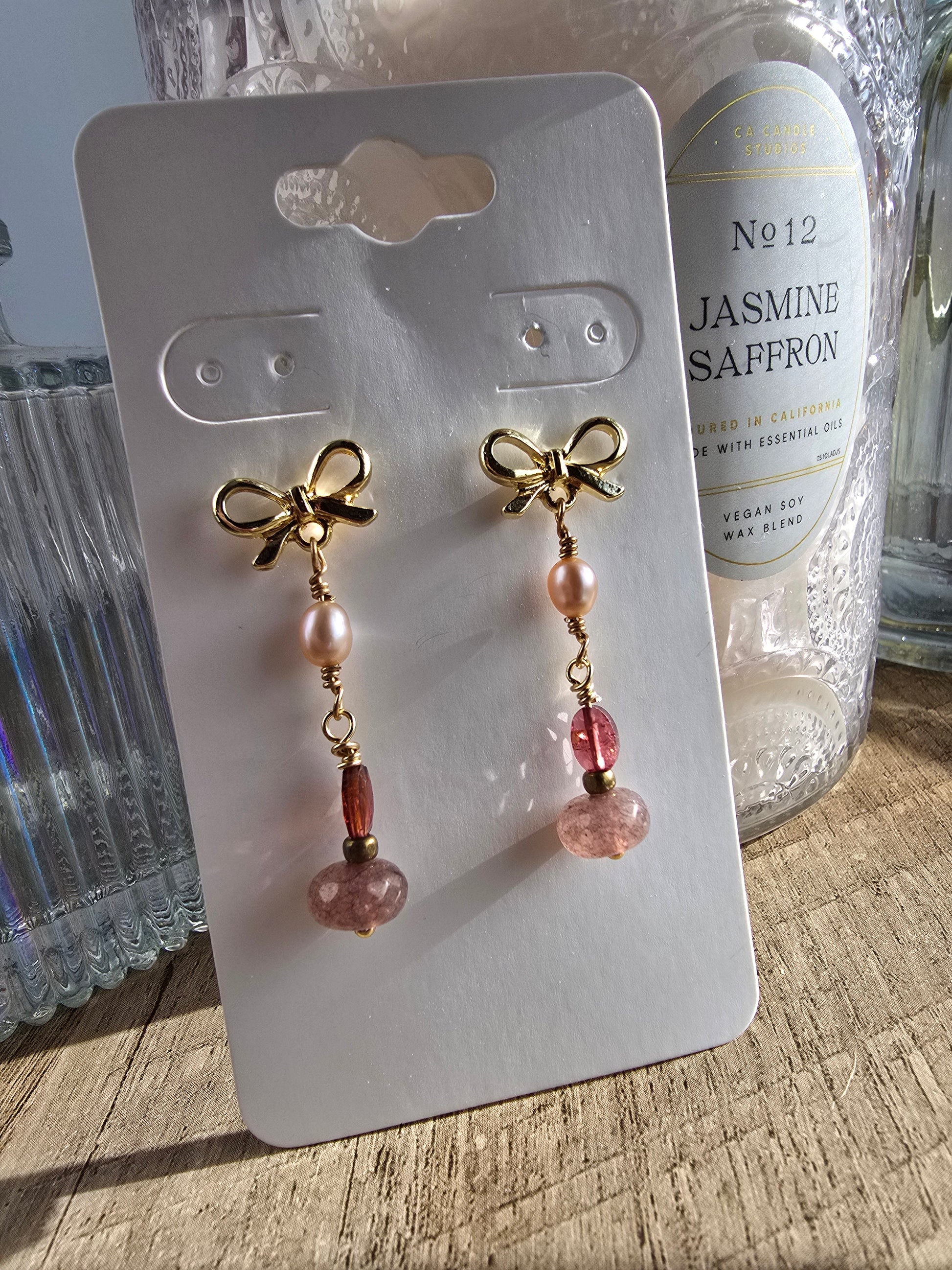 Lepidolite Grace Earrings Sacred Sol Design