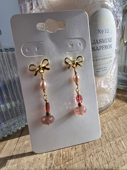 Lepidolite Grace Earrings Sacred Sol Design