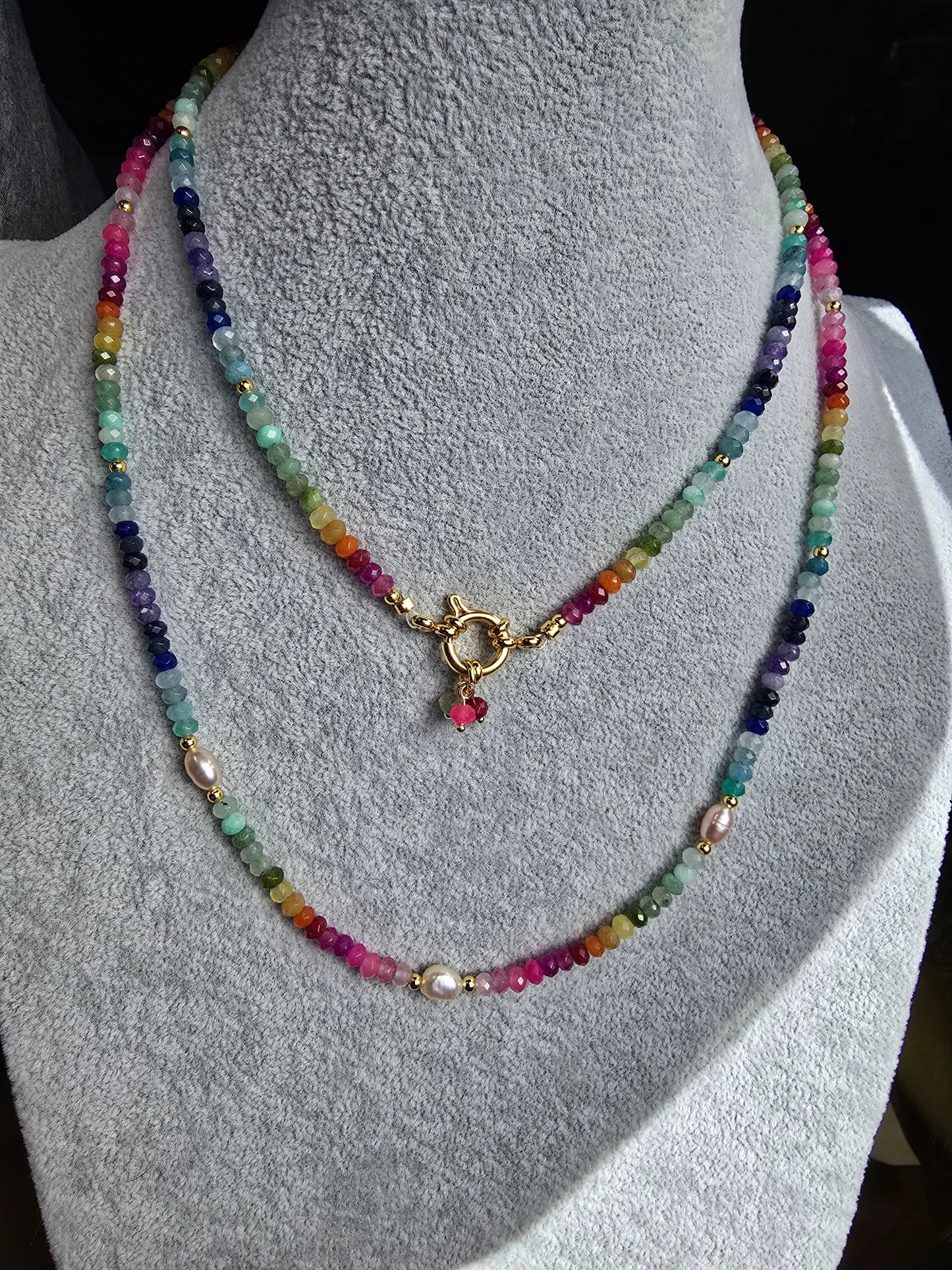 The Over the Rainbow Convertible Lanyard & Bracelet set Sacred Sol Design