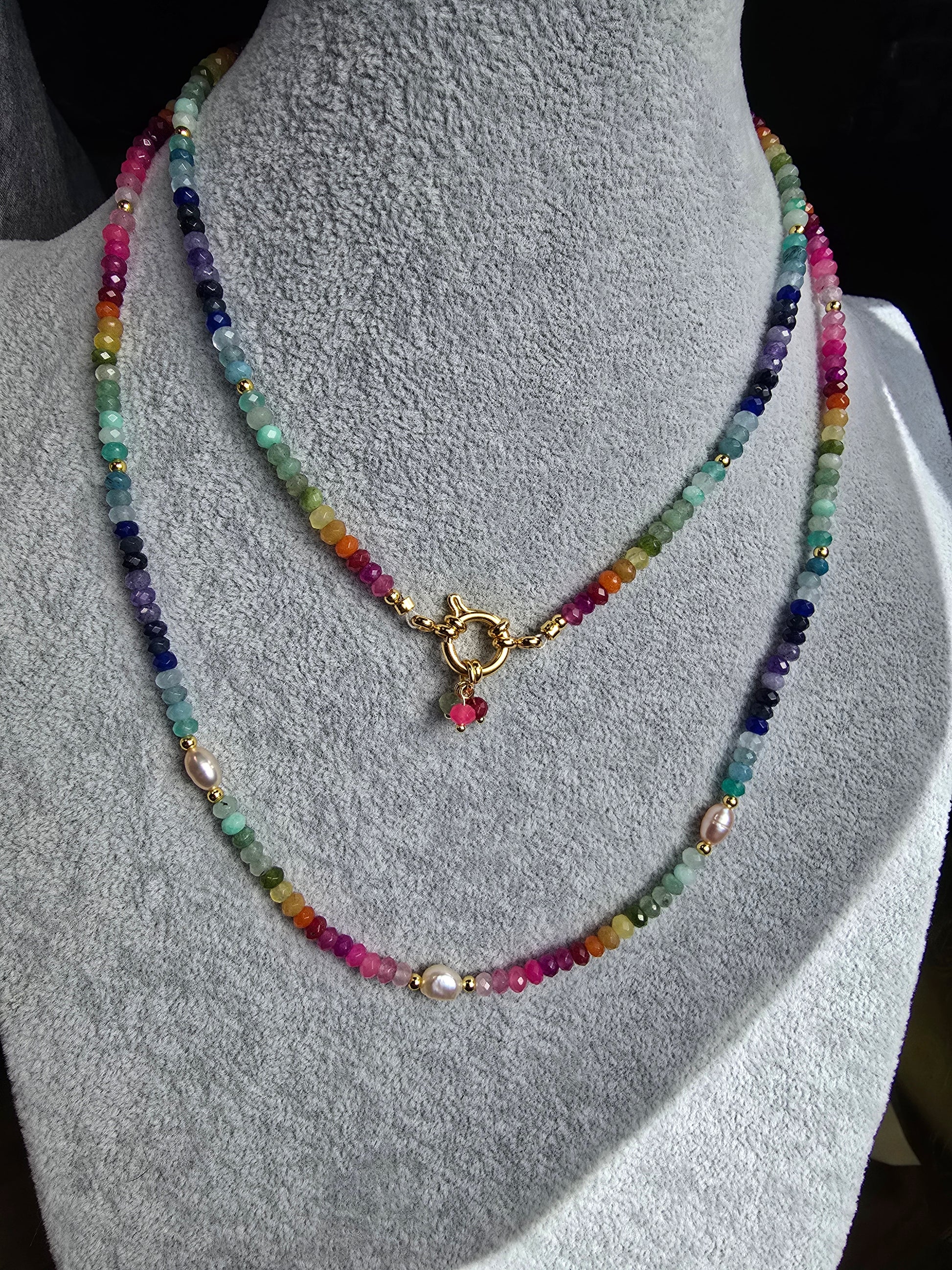 The Over the Rainbow Convertible Lanyard & Bracelet set Sacred Sol Design