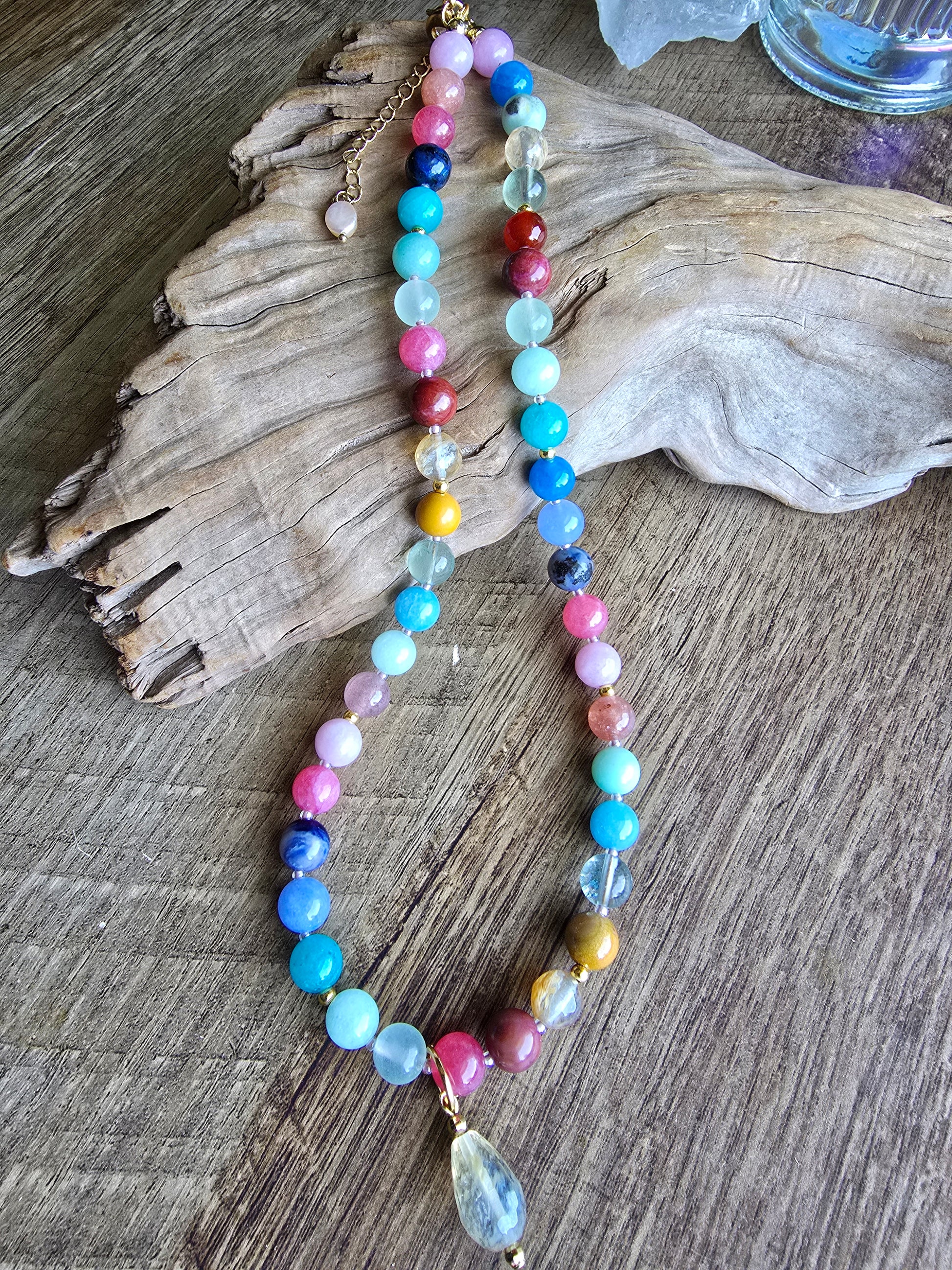 Kaleidoscope - Confetti 8MM 17.5" Necklace Sacred Sol Design