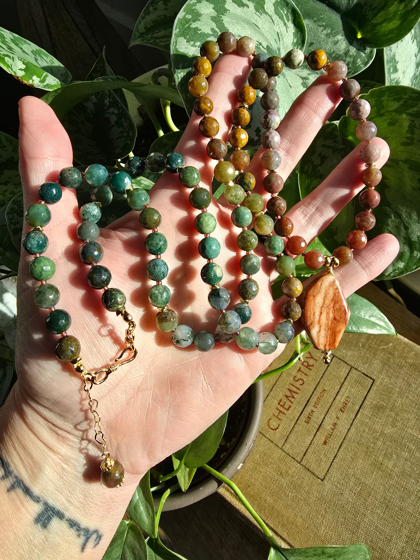 The Indian Summer Opera Necklace Sacred Sol Design