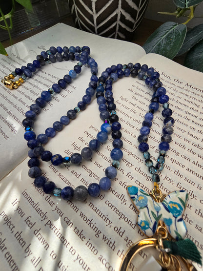 The Blu Butterfly Lanyard Sacred Sol Design