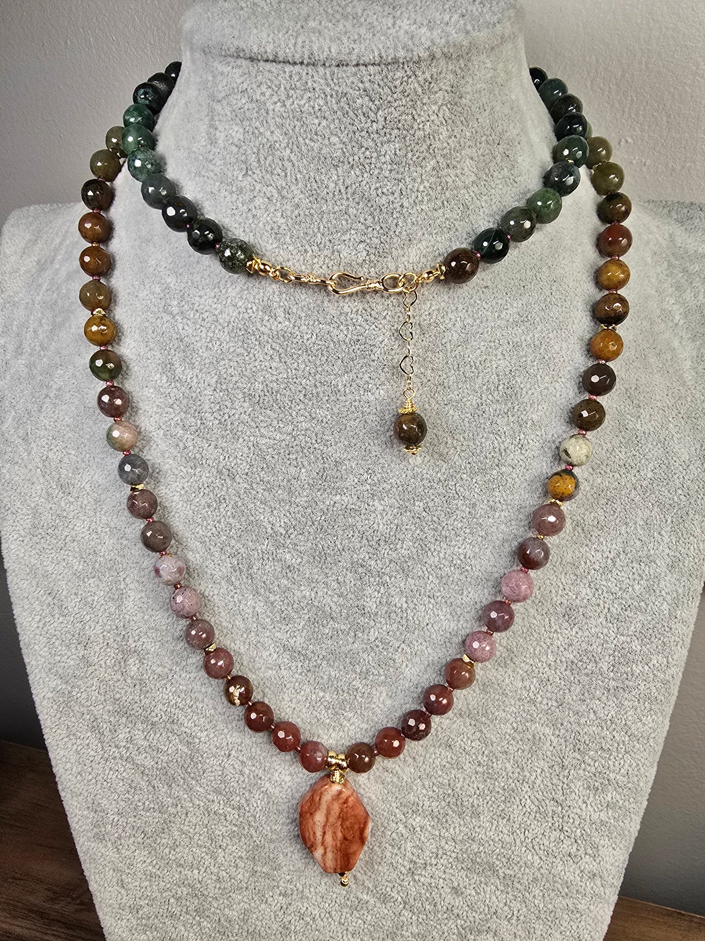 The Indian Summer Opera Necklace Sacred Sol Design