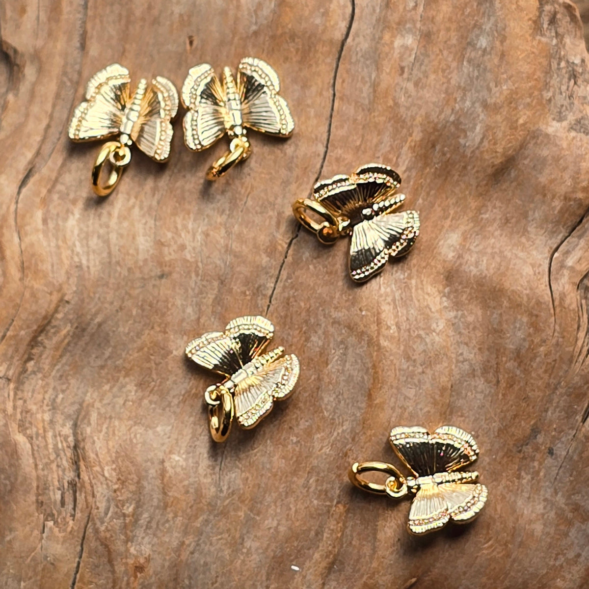 Butterfly Charm (gold plated) Sacred Sol Design