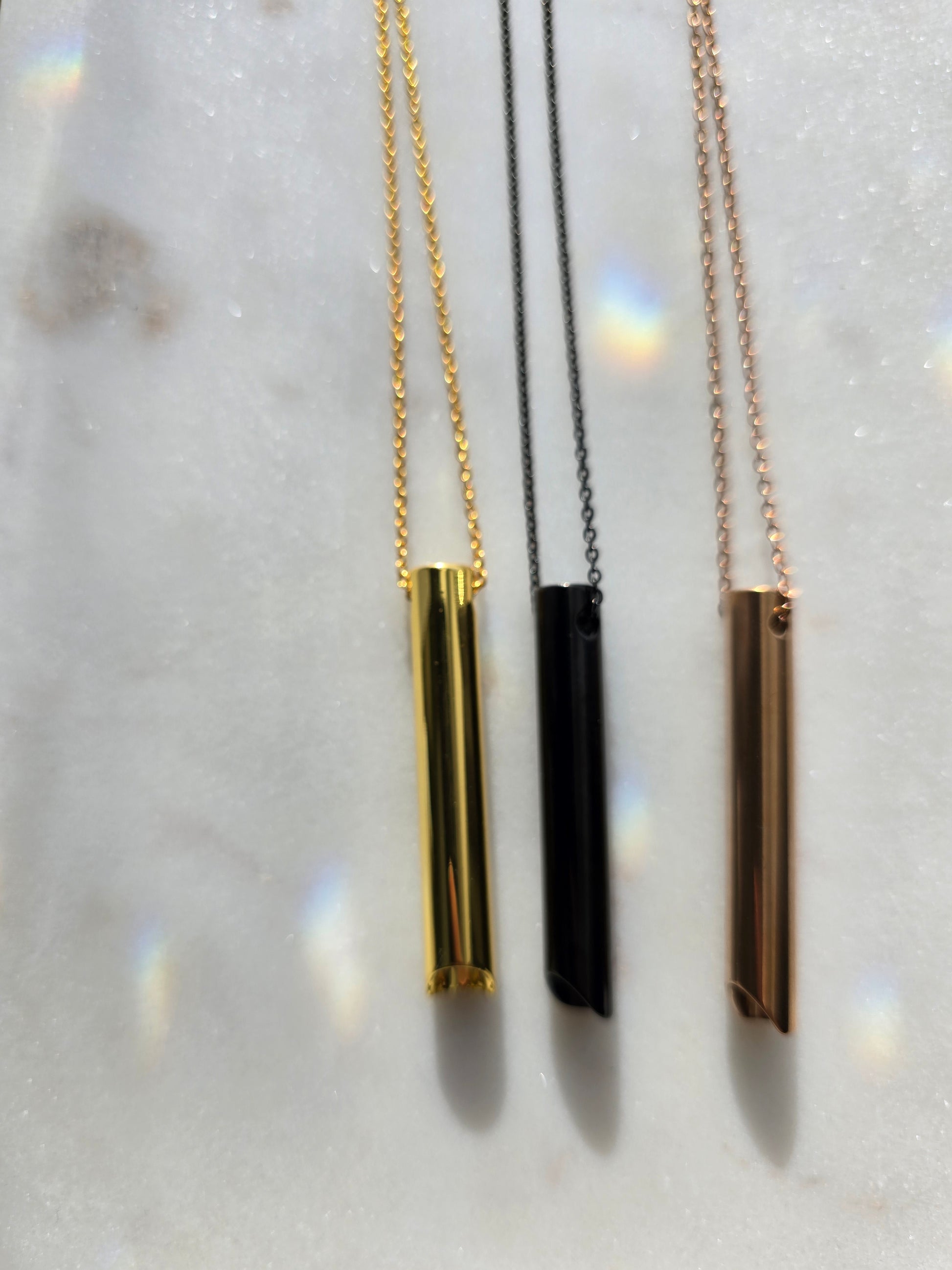 The Mindful Exhale Pendant (Fine Chain) Sacred Sol Design