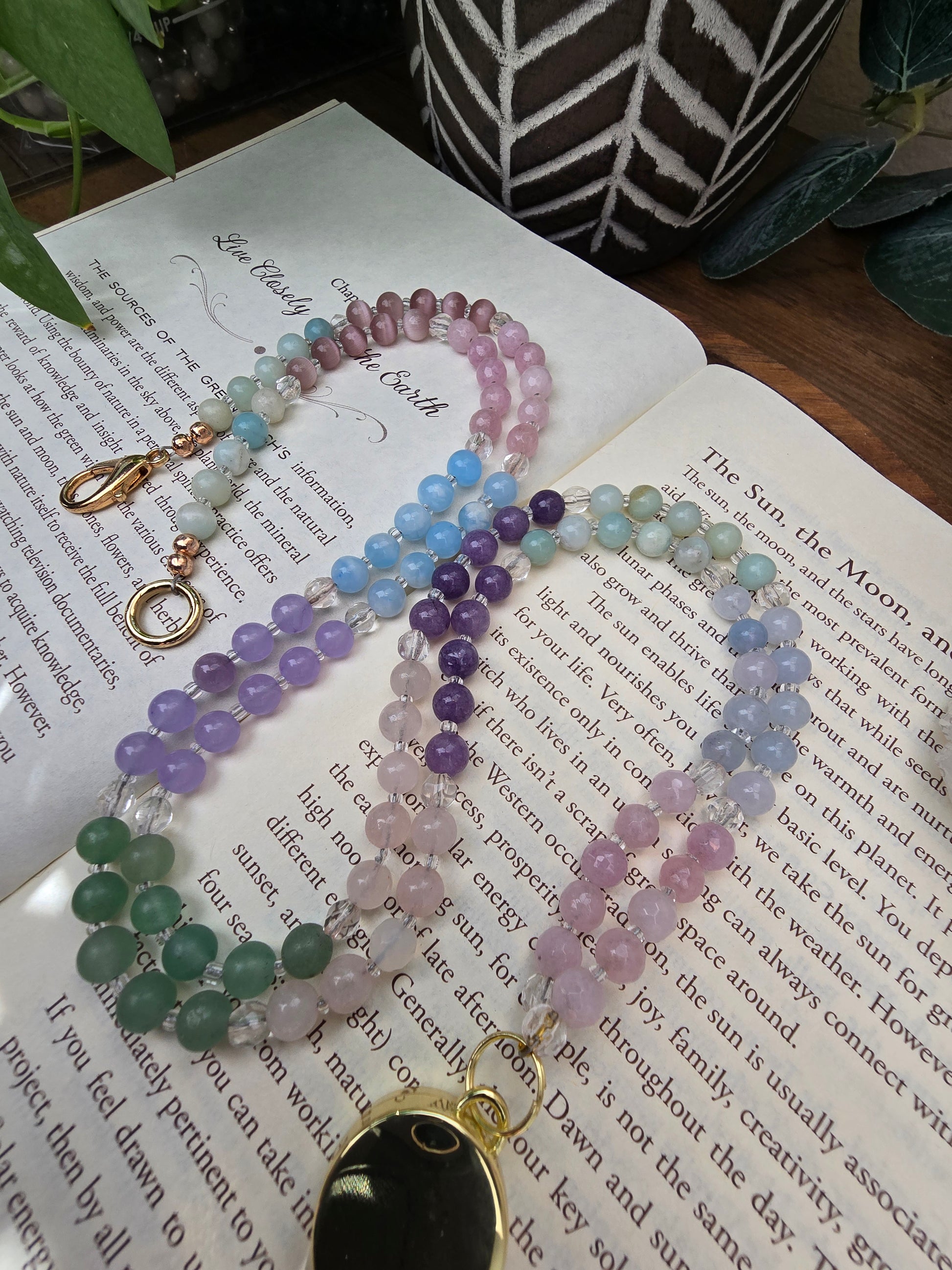 The Calming Cosmos Badge Lanyard Sacred Sol Design