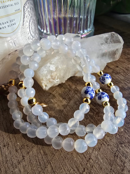 Not your Grandma's China Stretch Bracelet