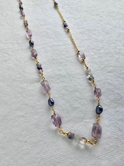 Violet Tide Necklace Sacred Sol Design