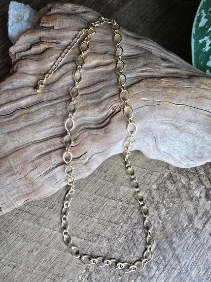 14k Gold Filled Layering Necklace – Minimalist Stacking Chain Sacred Sol Design