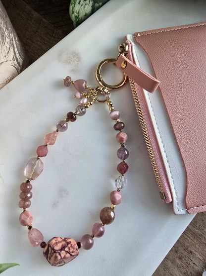 Mauve Meadow Wristlet My Store