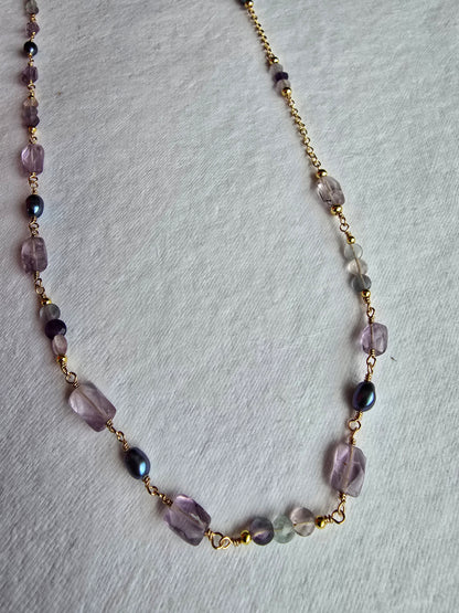 Violet Tide Necklace Sacred Sol Design