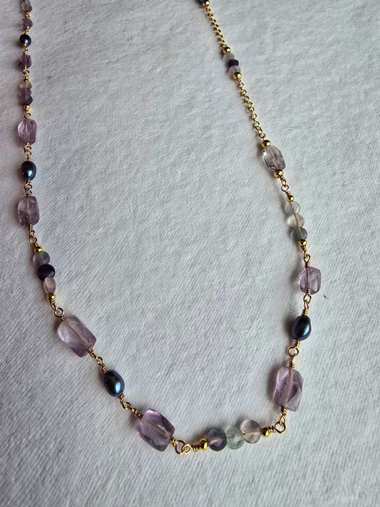 Violet Tide Necklace Sacred Sol Design