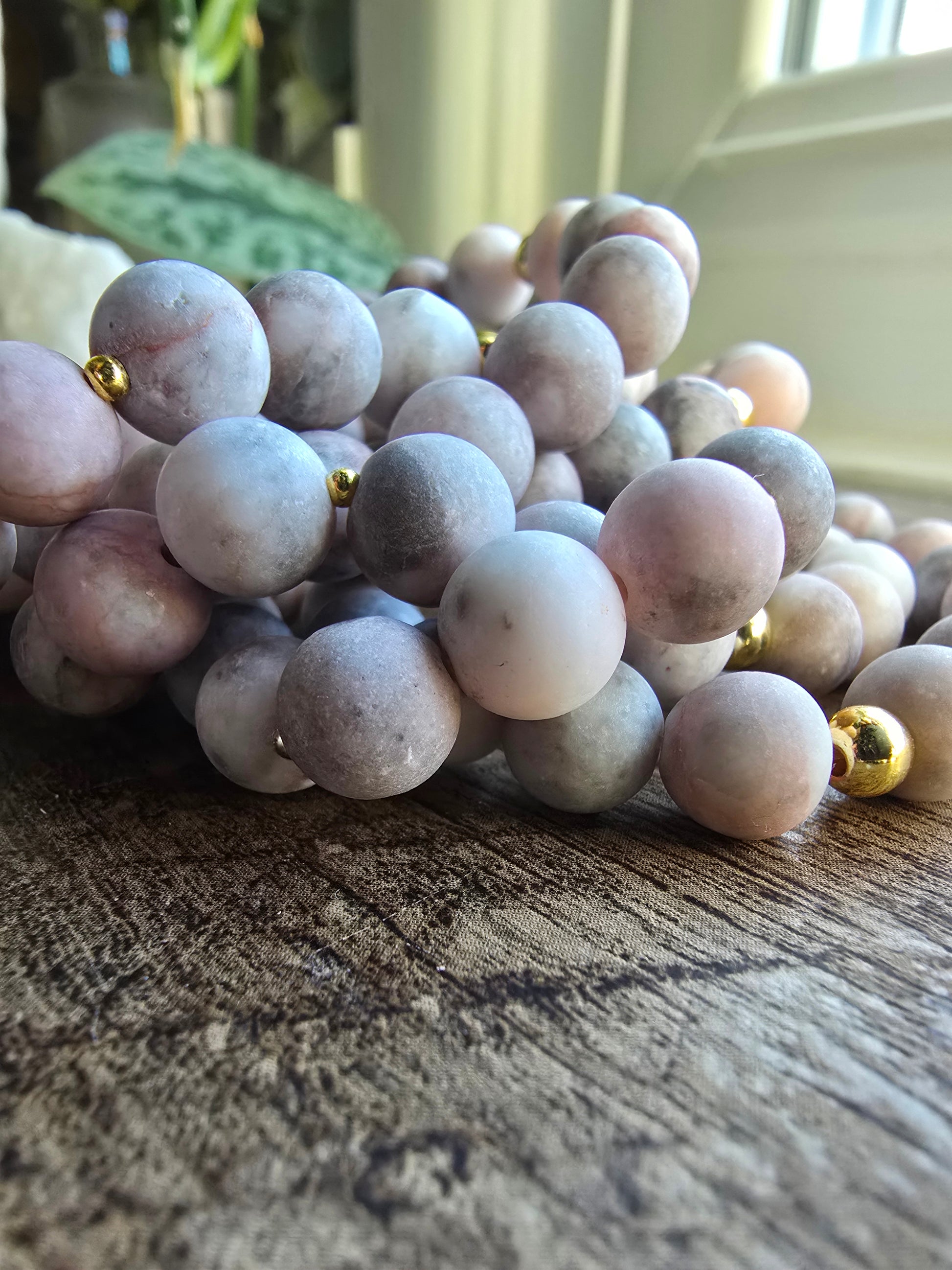 Matte Rose Garden Jasper Bracelet My Store