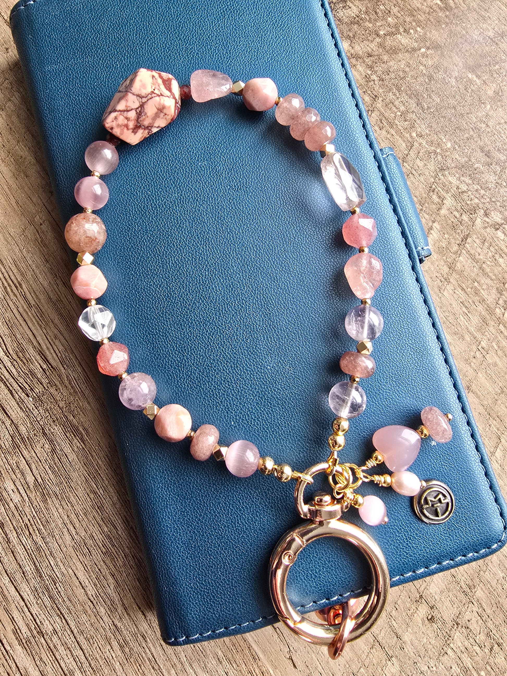 Mauve Meadow Wristlet My Store