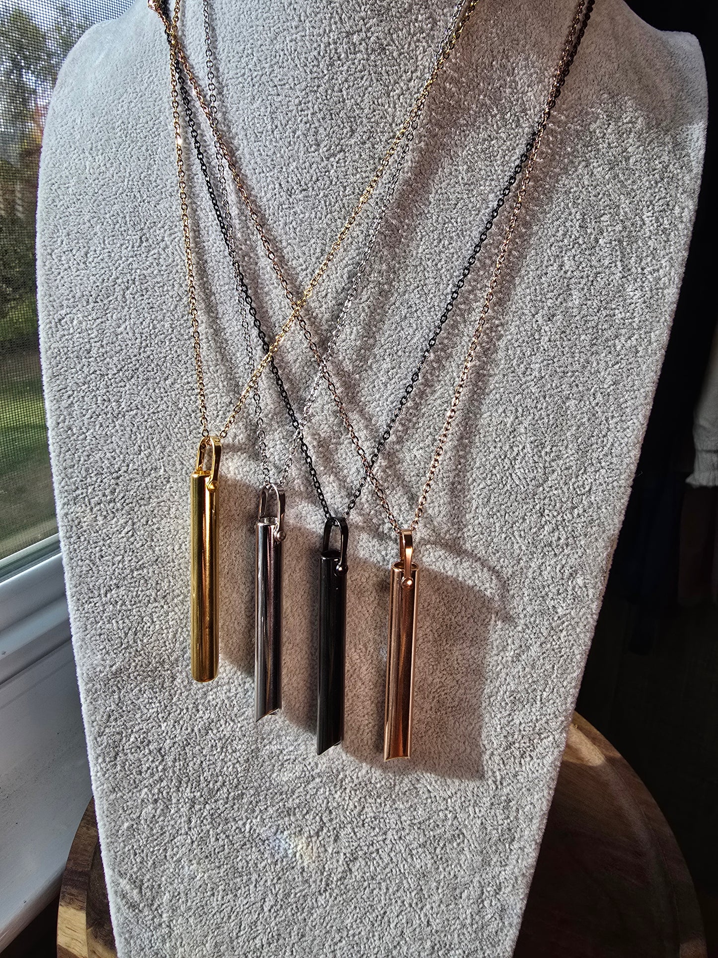 The Mindful Exhale Pendant (Fine Chain) Sacred Sol Design