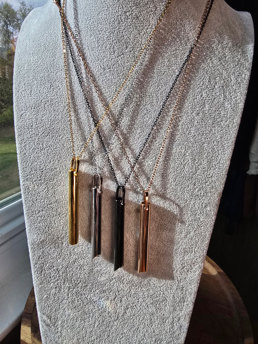 The Mindful Exhale Pendant (Fine Chain) Sacred Sol Design