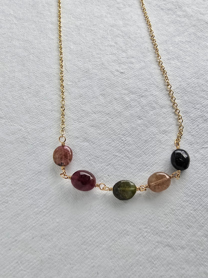 Tourmaline Meadow Necklace