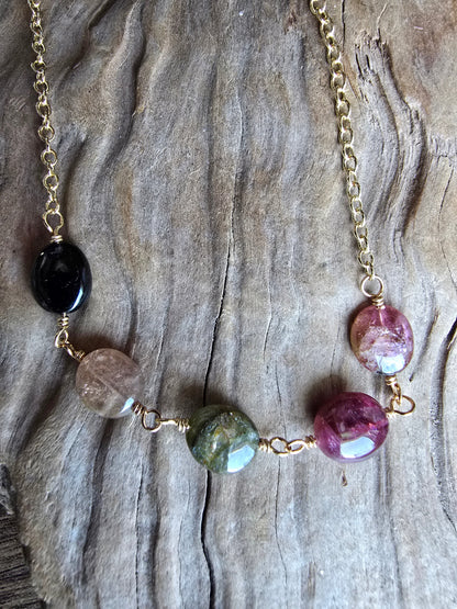 Tourmaline Meadow Necklace
