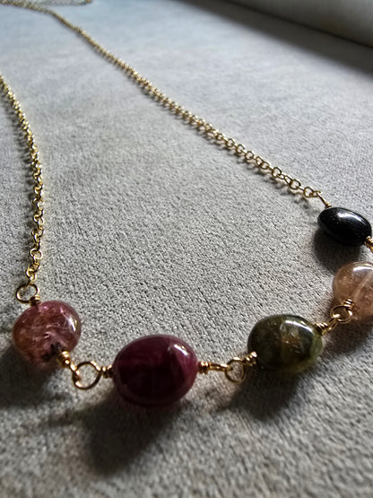 Tourmaline Meadow Necklace