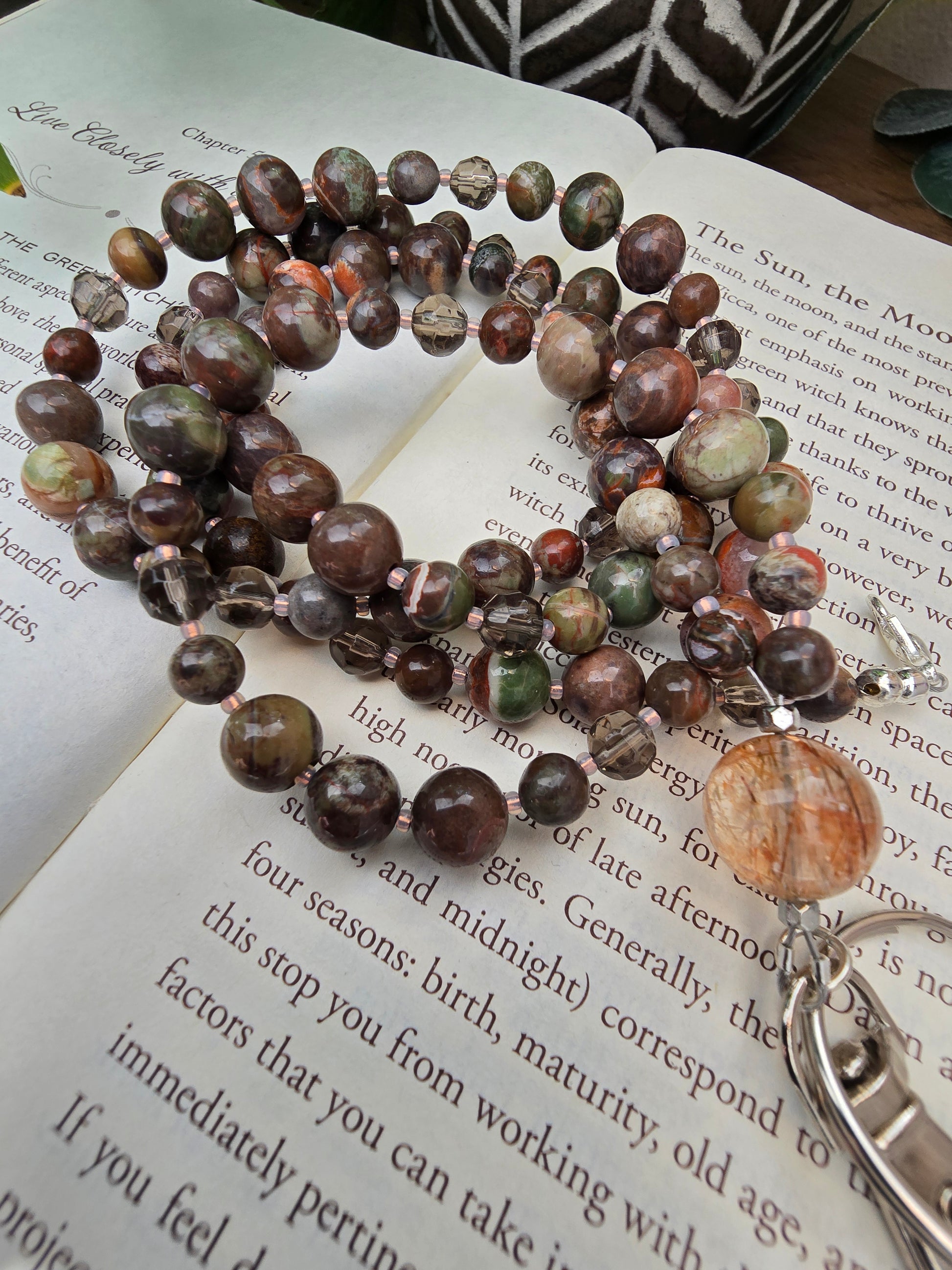 The Earth & Stone Lanyard Sacred Sol Design