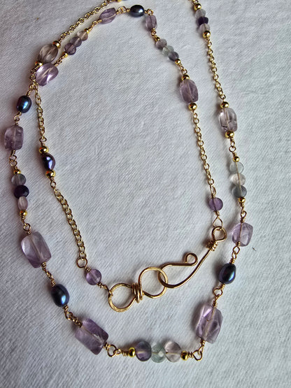 Violet Tide Necklace Sacred Sol Design