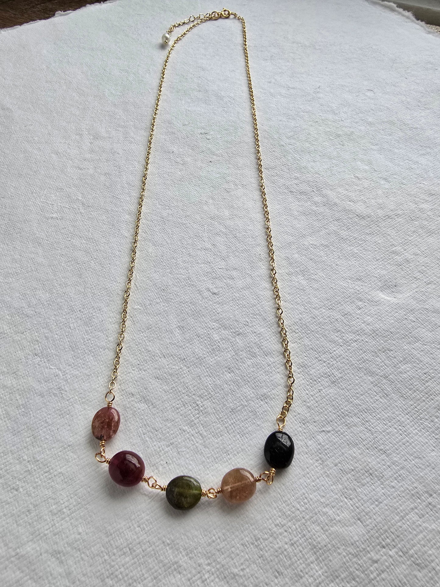 Tourmaline Meadow Necklace