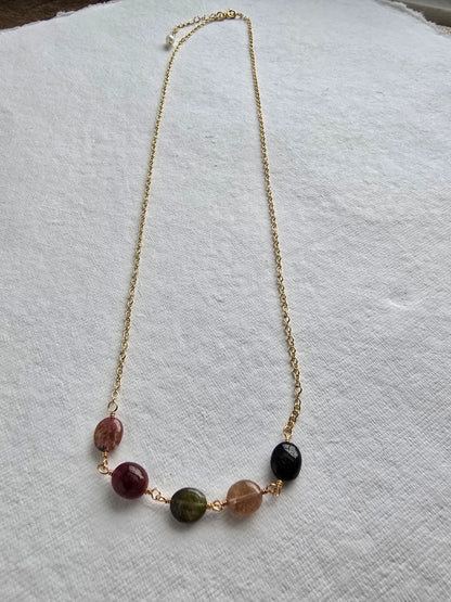 Tourmaline Meadow Necklace