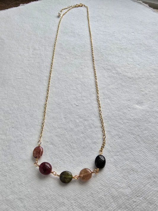 Tourmaline Meadow Necklace