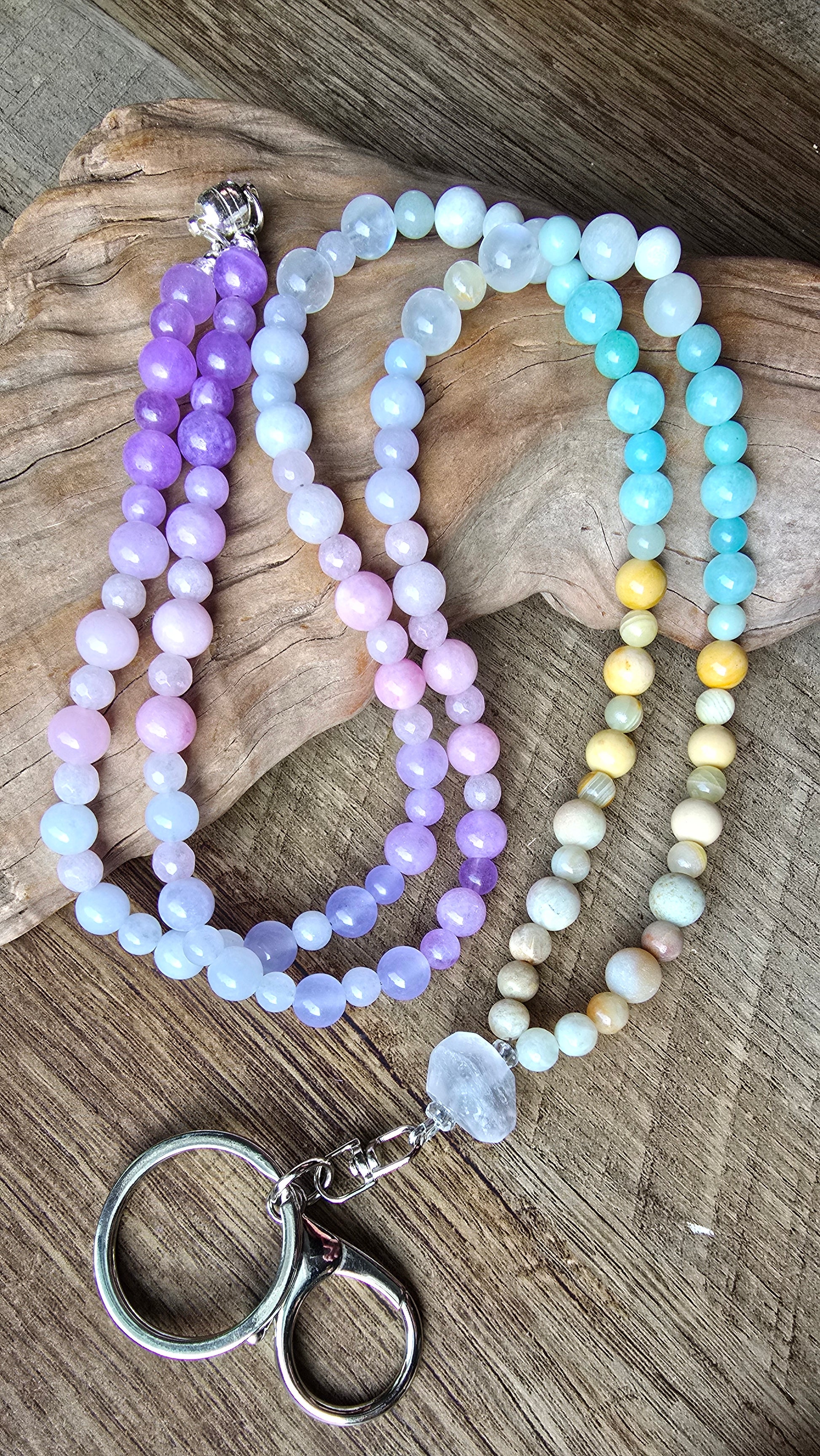 Sunset Tide Gemstone Lanyard Sacred Sol Design