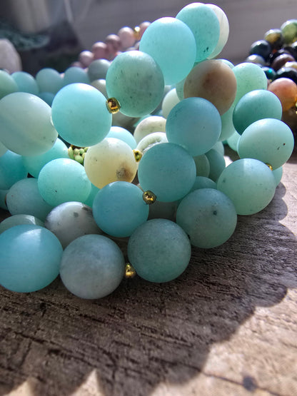 Matte Amazonite Bracelet My Store
